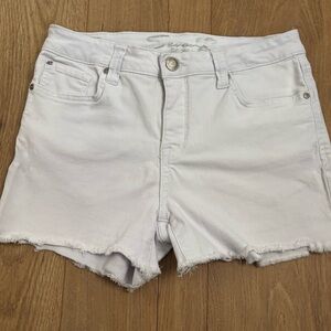 Seven7 Women's White Jean Shorts